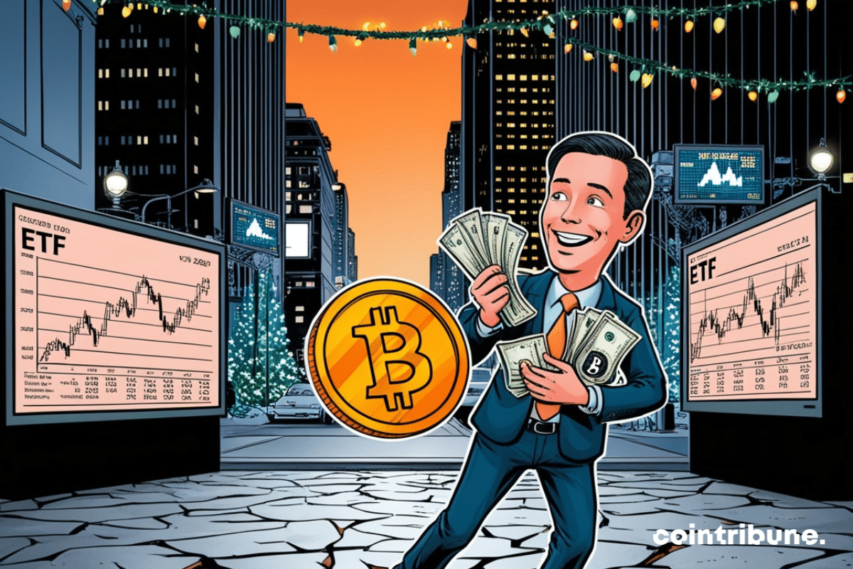 Investisseurs joyeux après la reprise post-Noël des ETF Bitcoin