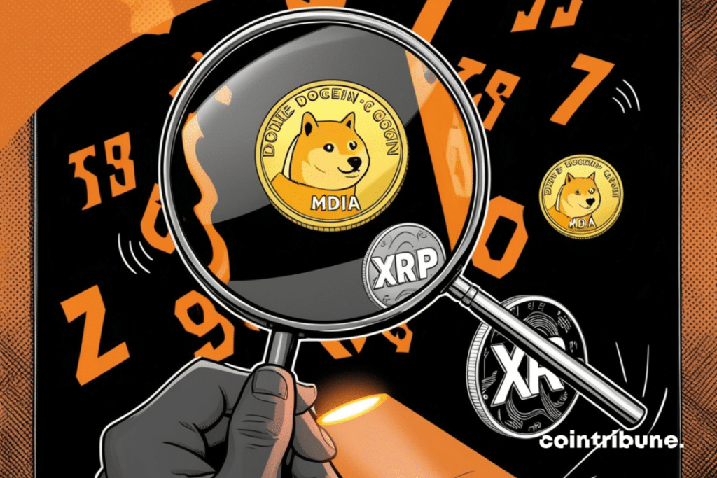 Las monedas Dogecoin y XRP, a examen