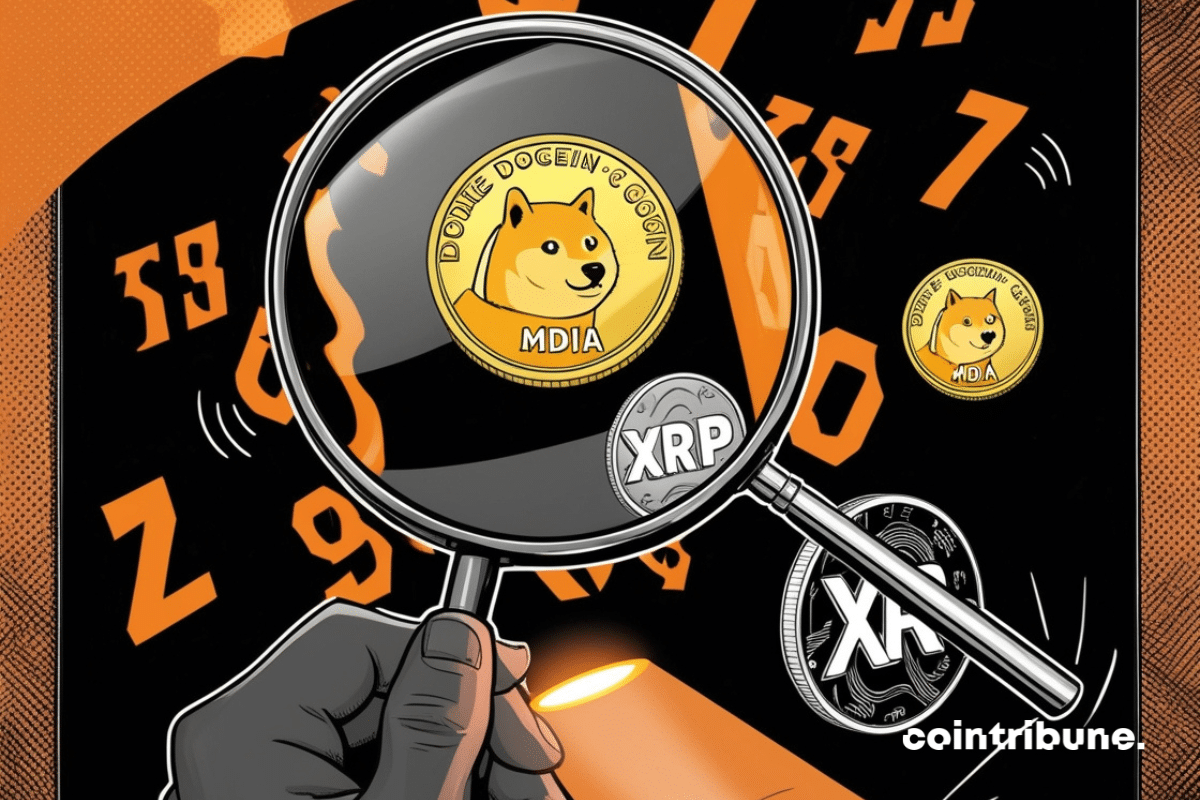 Las monedas Dogecoin y XRP, a examen