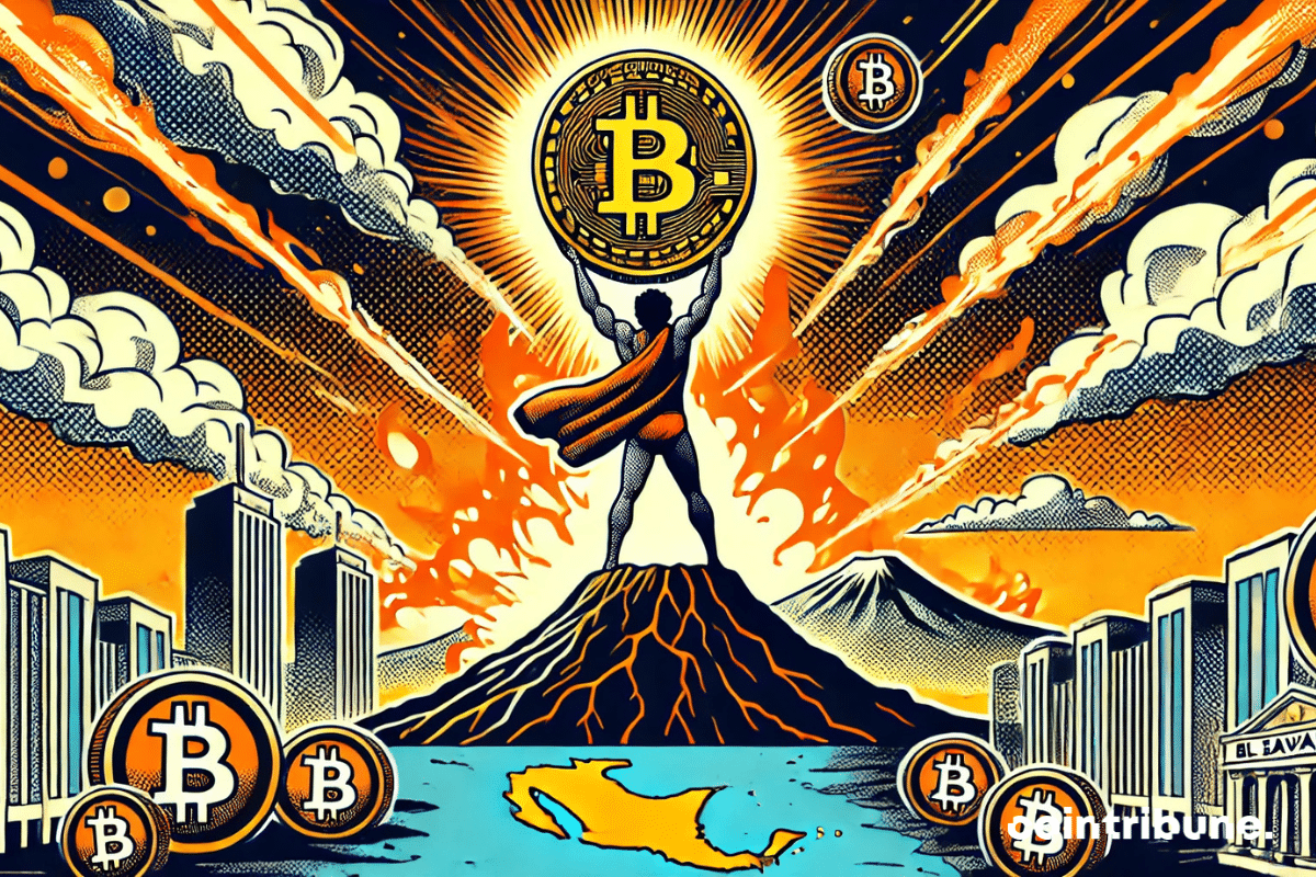 Salvador rodeado de Bitcoin