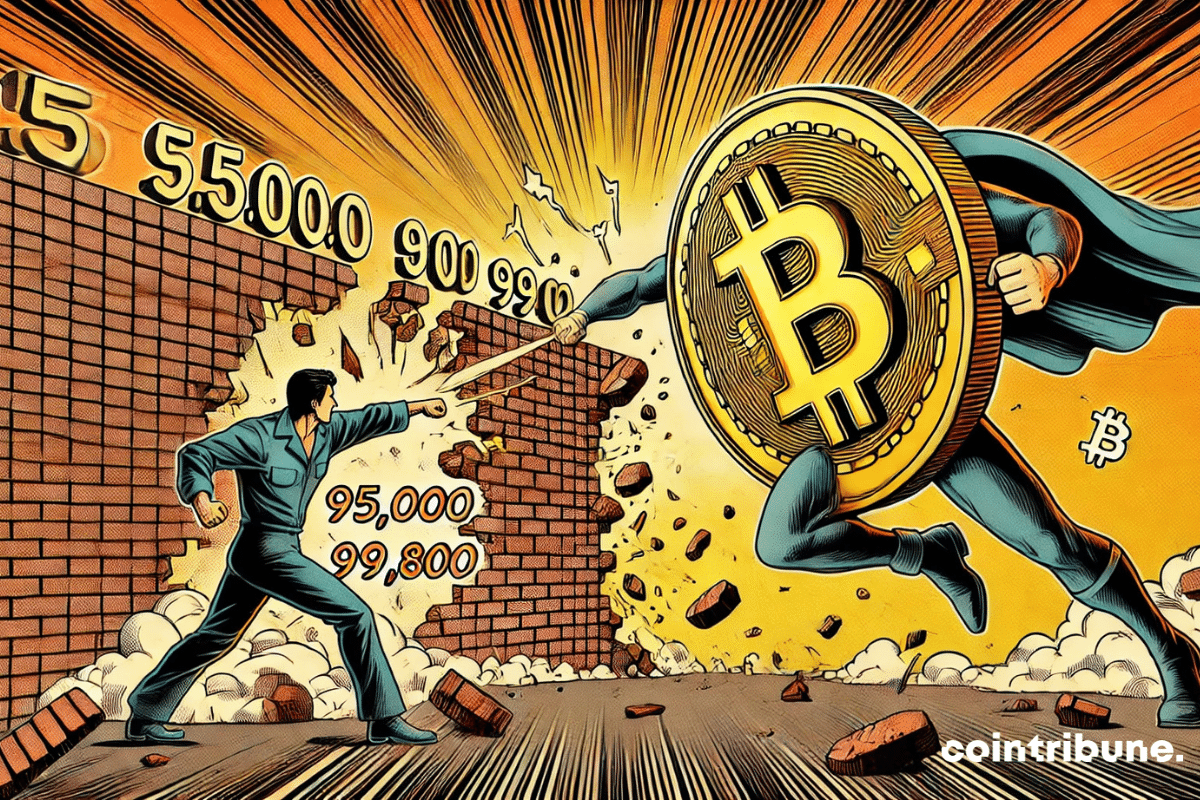 Bitcoin against the wall