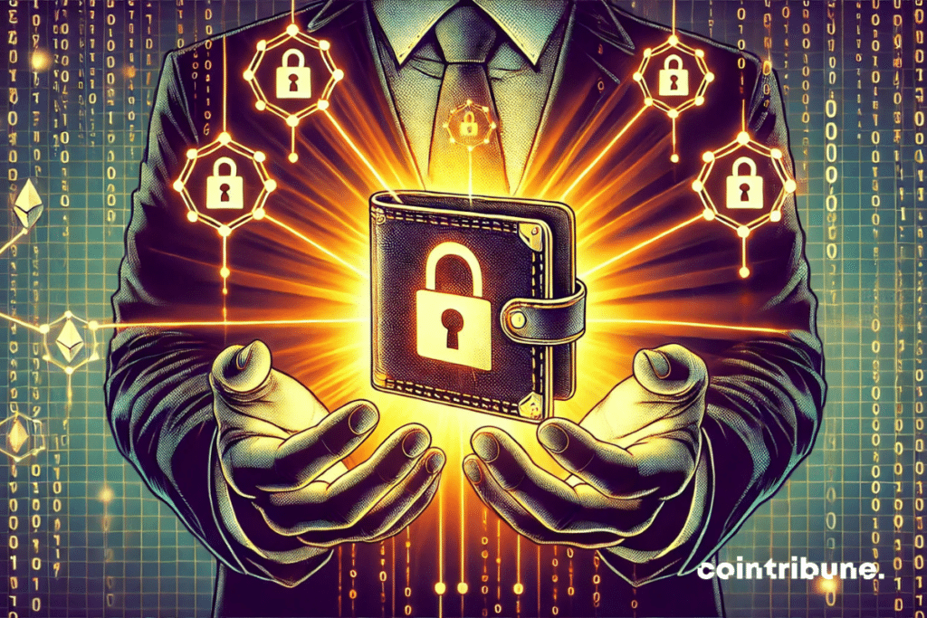 Un wallet crypto en securite