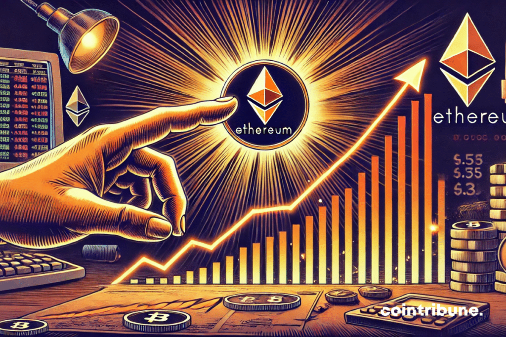 La crypto Ethereum en hausse