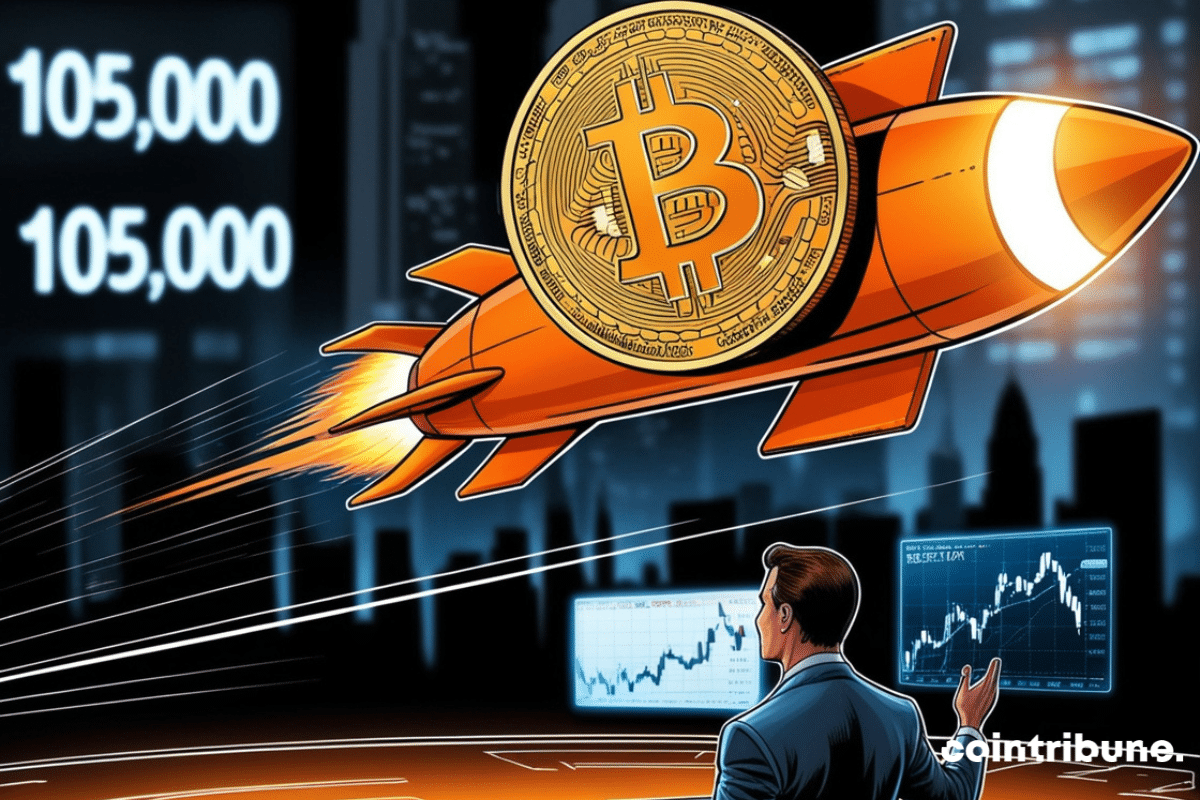 Trader fixant comme objectif un bitcoin à 105 000 $