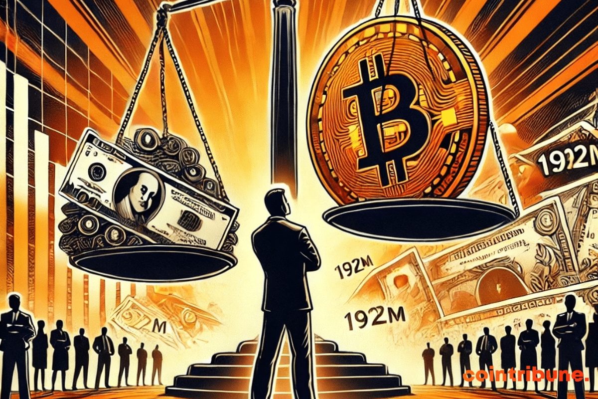 Bitcoin pèse l'avenir.