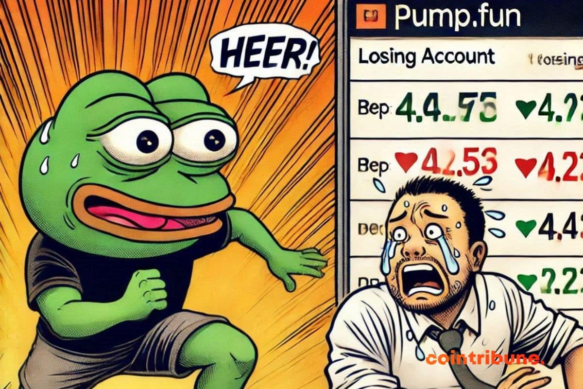 Le memecoin PEPE qui poursuit un investisseur crypto de la plateforme Pump.fun