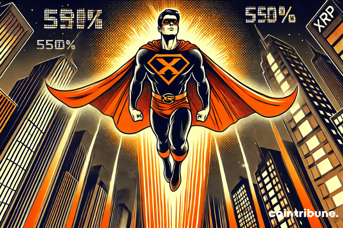 Crypto XRP, a dynamic and powerful superhero