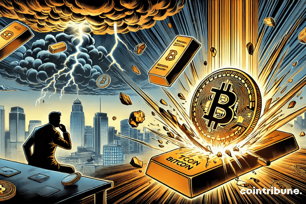 Bitcoin confronts gold