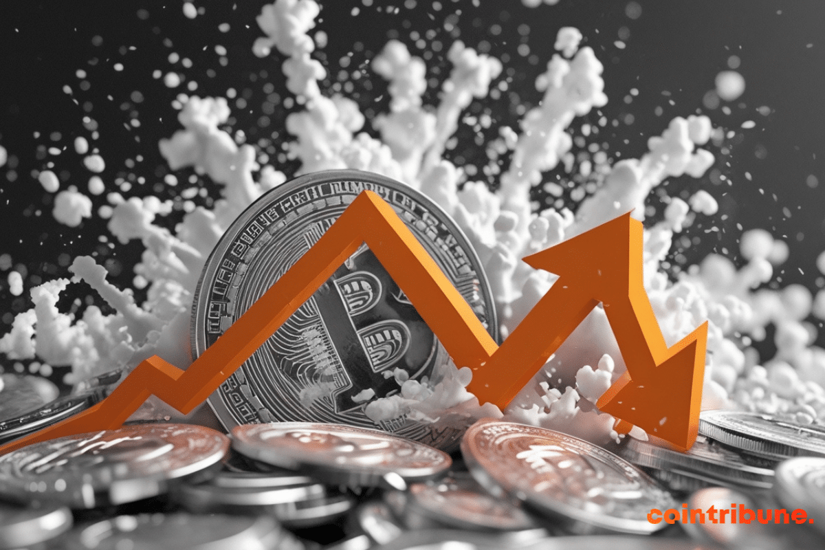 Representación del Bitcoin consolidándose