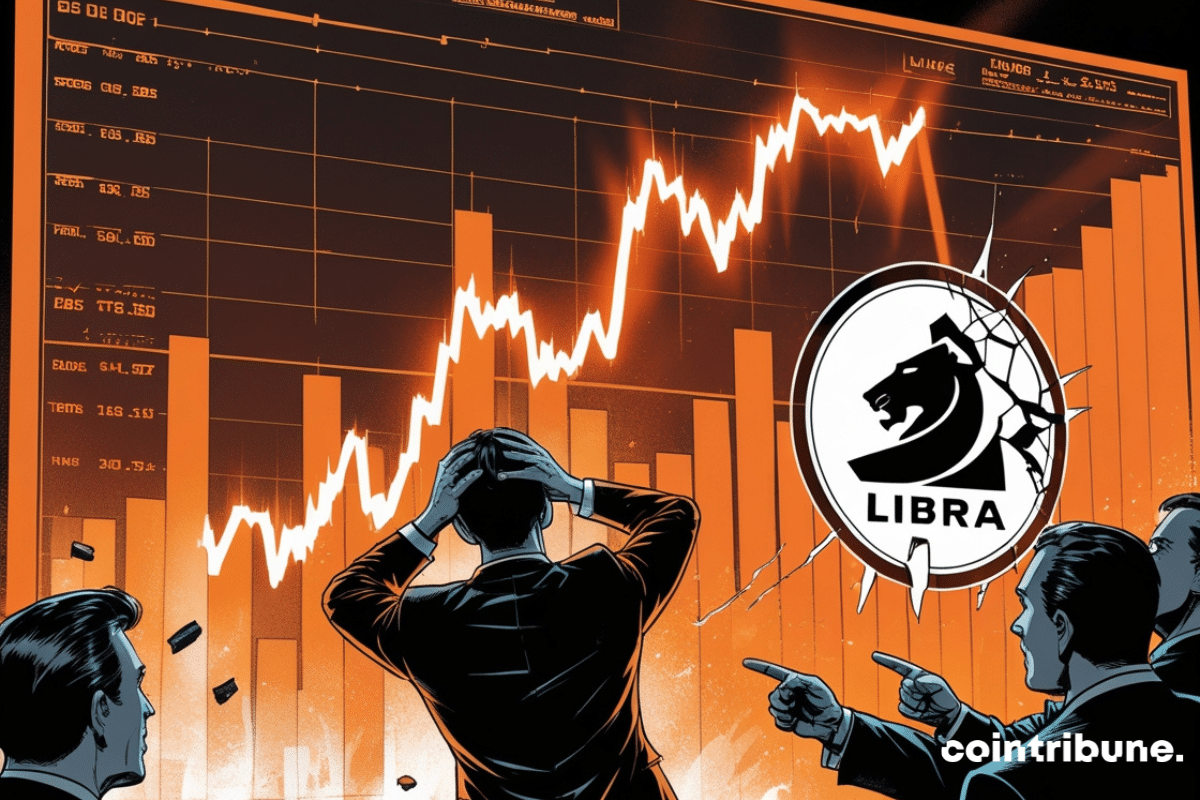 Traders en panique et s'accusant après la chute de LIBRA en Argengtine