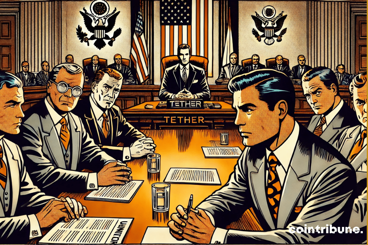 Crypto : the atmosphere of a legislative meeting between Tether and U.S. senators.