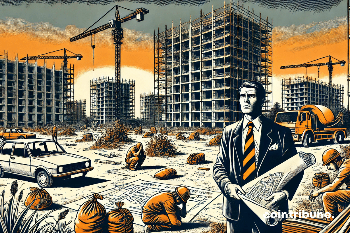 Immobilier : la chute des nouvelles constructions en France.