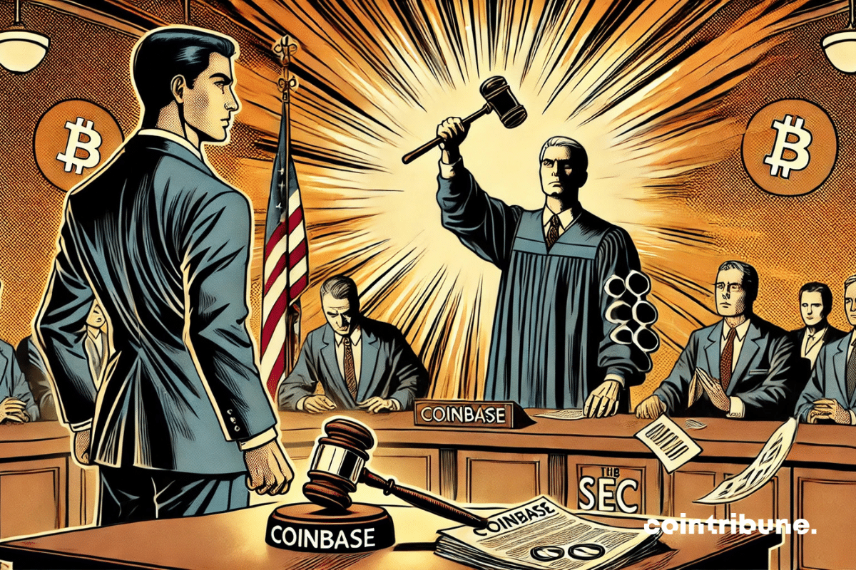 Crypto : la scène de tribunal où Coinbase triomphe face à la SEC !