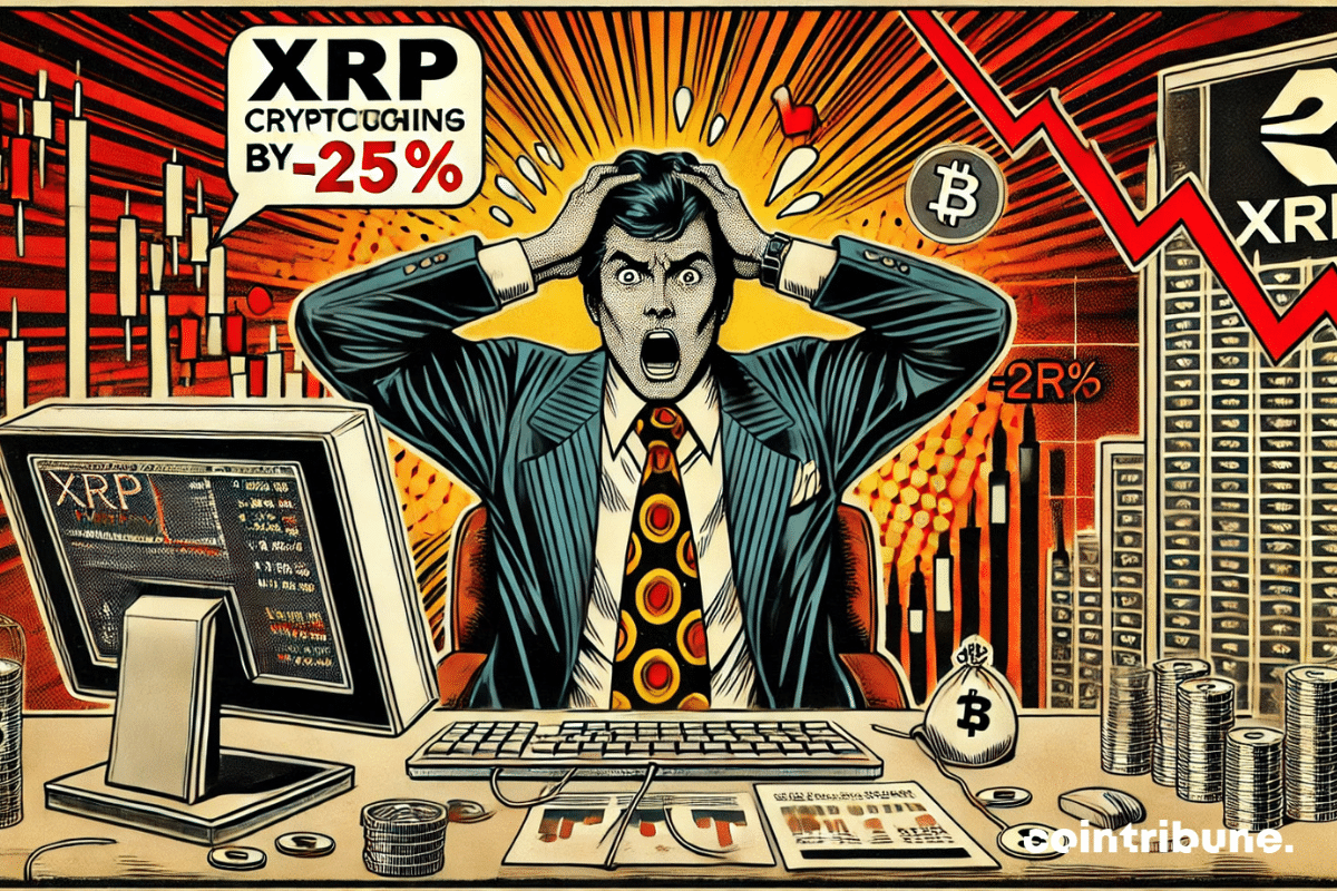 Un trader crypto paniqué devant l'effondrement du XRP !