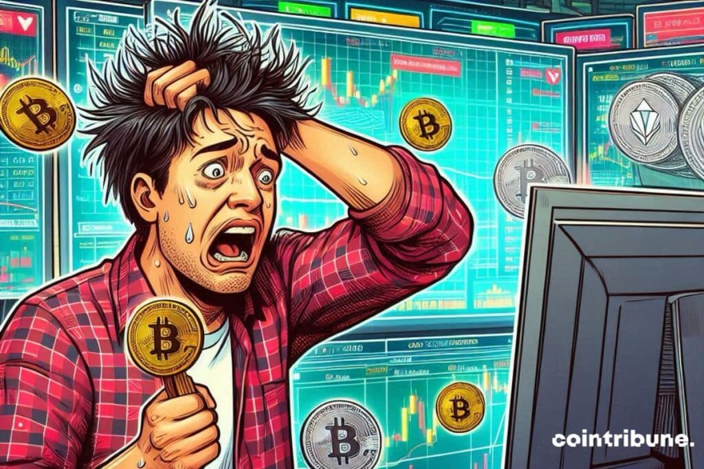 A crypto investor pulling his hair out because he doesn't know which platform to choose