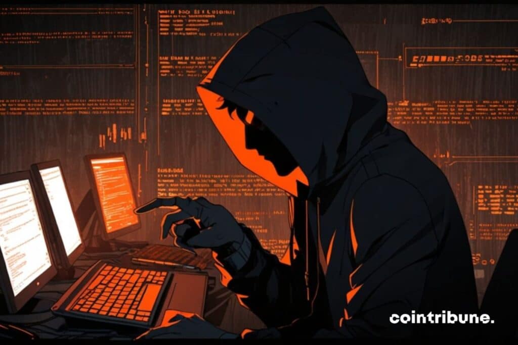 A crypto hacker in action