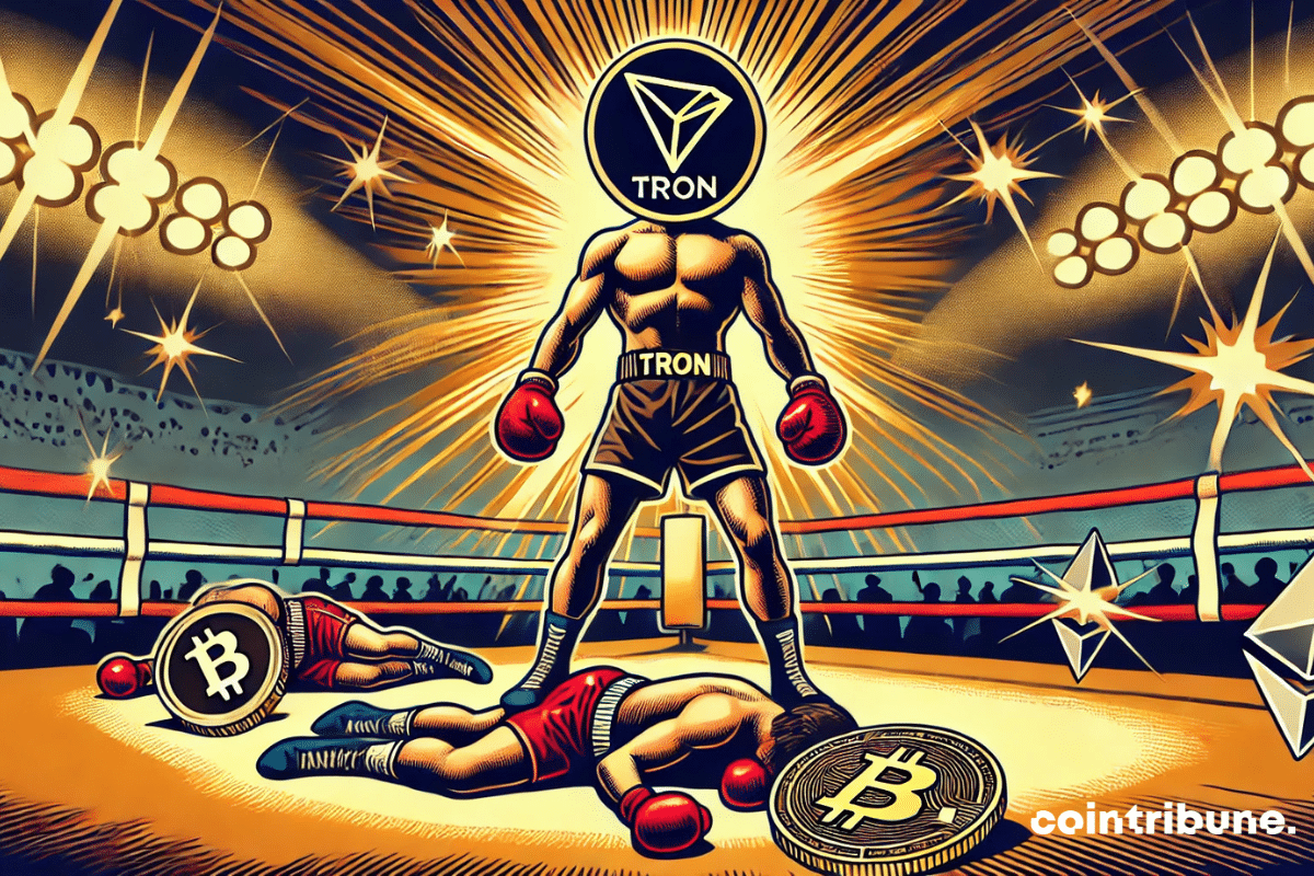 El boxeador Tron noquea a sus oponentes de Bitcoin y Ethereum