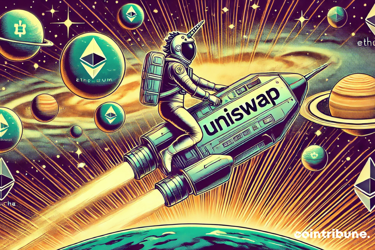 La nave Uniswap explora el universo DeFi