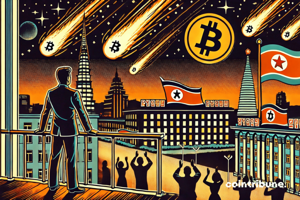 Bitcoin meteorites falling from the skies over Pyongyang