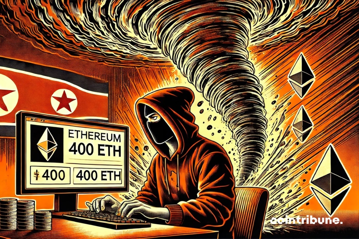 Un hacker crypto de Lazarus Group qui fait évaporer des ethereum volés via une tornade