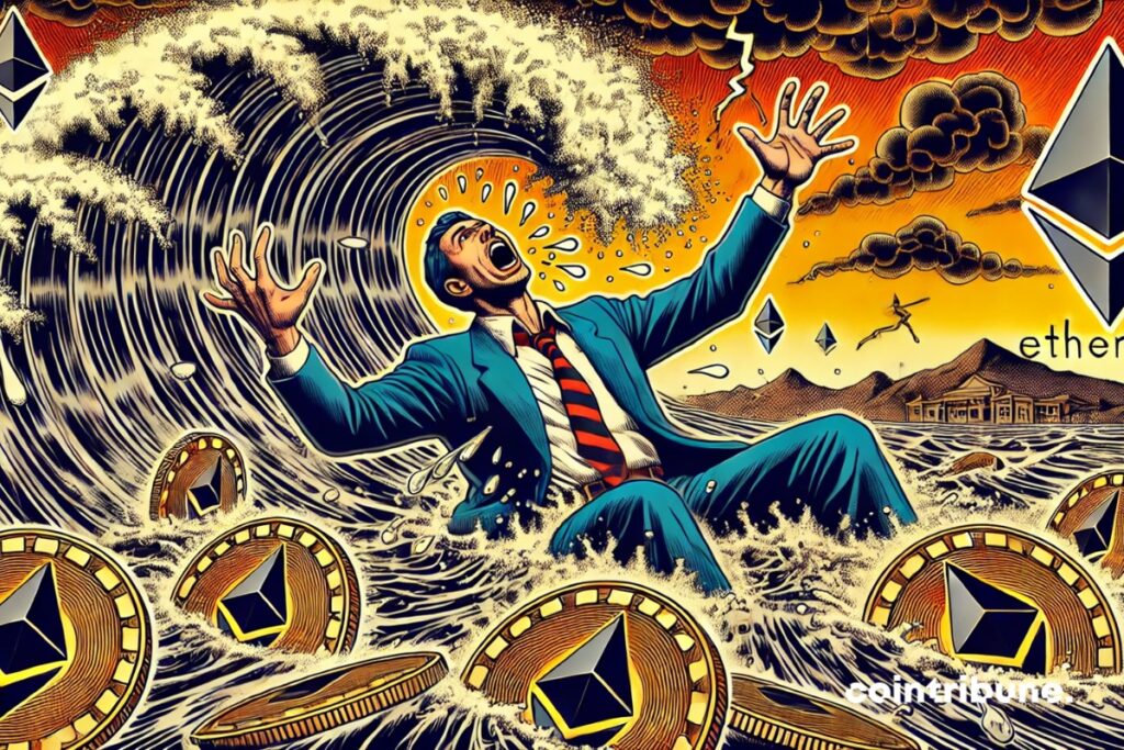 Crypto investor absorbed by tidal wave caused by ethereum