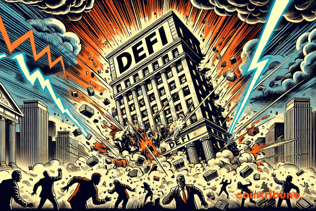 "DeFi" crypto building collapse