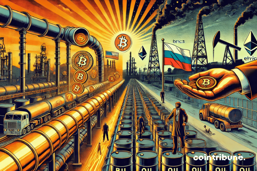 The pipeline transforming cryptocurrencies into oil, symbolizing trade between Russia and India within the BRICS.