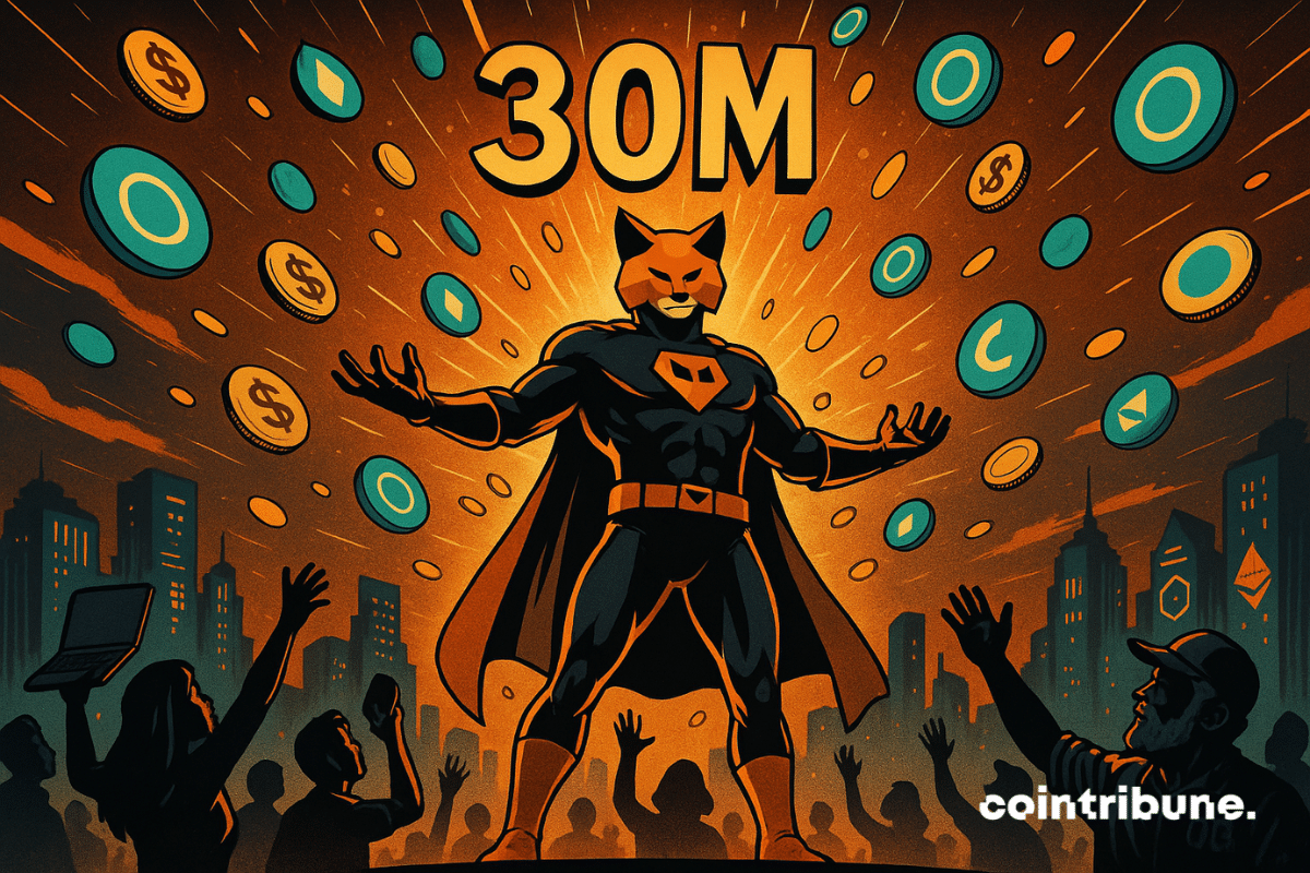 Un héroe de MetaMask reparte 30 millones de dólares en criptomonedas entre la multitud
